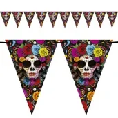 baner flagi catrina dia de muertos halloween guirca 3 m