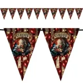 baner flagi straszny klaun halloween guirca 3 m