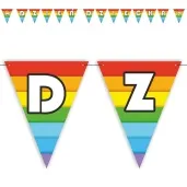 baner flagi teczowy dzien dziecka diy 4 m