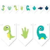 baner flagi wesole dinozaury congee 3 m