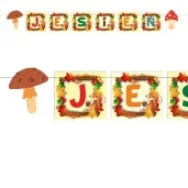 baner jesien i jesienne grzybki mix kolor 2 2 m