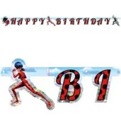 baner miraculous happy birthday amscan 180 cm