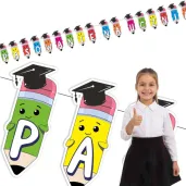 baner na rozpoczecie roku szkolnego pasowanie na ucznia kredki 2 5m