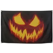 baner straszna dynia czarna boland 90 x 150 cm