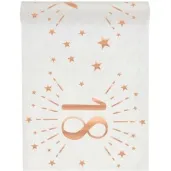 bieznik 18 urodziny rozowe zloto bialy santex 500 x 30 cm