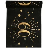 bieznik 60 urodziny czarno zloty santex 500 x 30 cm