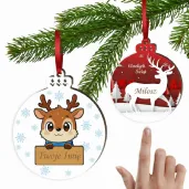 bombka personalizowana zawieszka na choinke twoje imie wybierz wzor