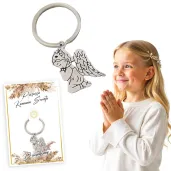 brelok do kluczy aniolek boho upominek podziekowanie dla gosci na komunie swieta p