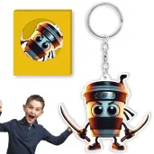 brelok drukowany cappuccino assassino brainrot