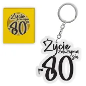 brelok zycie zaczyna sie po 80 czarny
