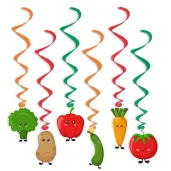 dekoracja do powieszenia na dzien wiosny w przedszkolu swiderki wiszace warzywa 6 szt