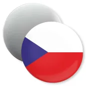dekoracja do szkoly jezykowej magnes z flaga czechy prezent na dzien jezykow obcych 5 6 cm