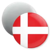 dekoracja do szkoly jezykowej magnes z flaga dania prezent na dzien jezykow obcych 5 6 cm