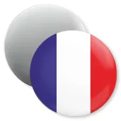 dekoracja do szkoly jezykowej magnes z flaga francja prezent na dzien jezykow obcych 5 6 cm