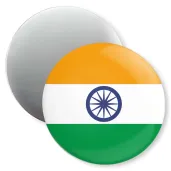 dekoracja do szkoly jezykowej magnes z flaga indie prezent na dzien jezykow obcych 5 6 cm