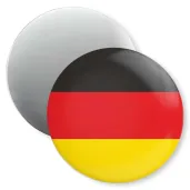dekoracja do szkoly jezykowej magnes z flaga niemcy prezent na dzien jezykow obcych 5 6 cm