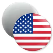dekoracja do szkoly jezykowej magnes z flaga usa prezent na dzien jezykow obcych 5 6 cm