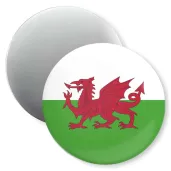 dekoracja do szkoly jezykowej magnes z flaga walia prezent na dzien jezykow obcych 5 6 cm