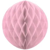 dekoracja honeycomb kula rozowa jasna 10 cm