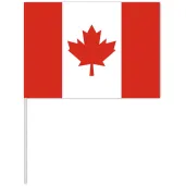 dekoracja kartonowa flaga na patyczku kanada 40 cm