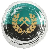 dekoracja na barborke dzien gornika do szkoly balon foliowy flaga gornicza slask apel 4 grudnia