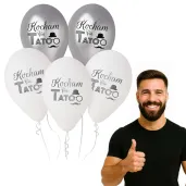 dekoracja na dzien ojca 23 czerwca balony pastelowe kocham cie tato do girland 12 5 szt
