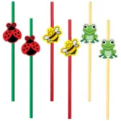 dekoracja na dzien wiosny slomki wiosna kum kum mix 19 5cm 6 szt