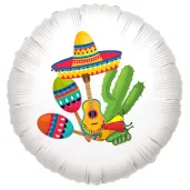 dekoracja na meksykanskie party balon foliowy lato w meksyku mix