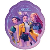 dekoracja na urodziny dzien dziecka balon foliowy xl kpop demon hunters 39 shp