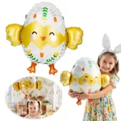 dekoracja na wielkanoc zajaca balon foliowy piskle w pisance kurczak 22