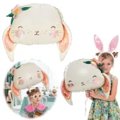 dekoracja na wielkanoc zajaca balon foliowy uroczy kroliczek partydeco 20 shp