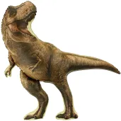 dekoracja prezent na urodziny balon foliowy t rex dinozaury jurassic world 44 cale