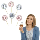 dekoracje do muffinek babeczek na dzien nauczyciela pikery dzien edukacji narodowej 6 szt