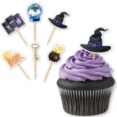 dekoracje na andrzejki pikery ozdobne na muffinki wrozbita maciej 6 szt