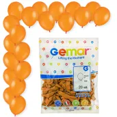 dekoracje na urodziny pomaranczowe balony pastelowe a50 do girland 5 20 szt