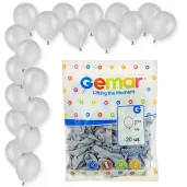 dekoracje na urodziny szare balony pastelowe a50 do girland 5 20 szt