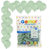 dekoracje na urodziny zielone turkusowe balony pastelowe a50 do girland 5 20 szt