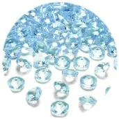 diamentowe konfetti 12mm turkus 100szt 1op