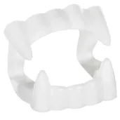 dodatek do stroju na halloween sztuczne zeby kly wampira wampirzyca dracula cosplay