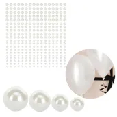 dzety samoprzylepne perelki biale partydeco 3 6 mm 440 szt