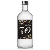 etykieta na butelke urodziny 70 gold 85x120 mm 5 szt