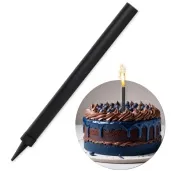 fontanna tortowa monokolor czarny 18 cm