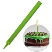 fontanna tortowa monokolor zielony jasny 18 cm