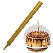 fontanna tortowa monokolor zloty 18 cm