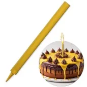 fontanna tortowa monokolor zolty 18 cm