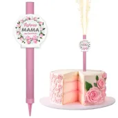 fontanna wycinana dla najlepszej mamy na swiecie 18 cm