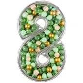forma na balony cyfra 8 srebrny partydeco 53 dgt