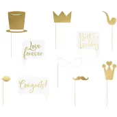 fotogadzet patyczki slub 3 partydeco 10 szt