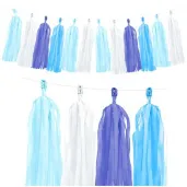 girlanda fredzle niebieska partydeco 150 cm