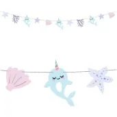 girlanda narwal mix partydeco 100 cm